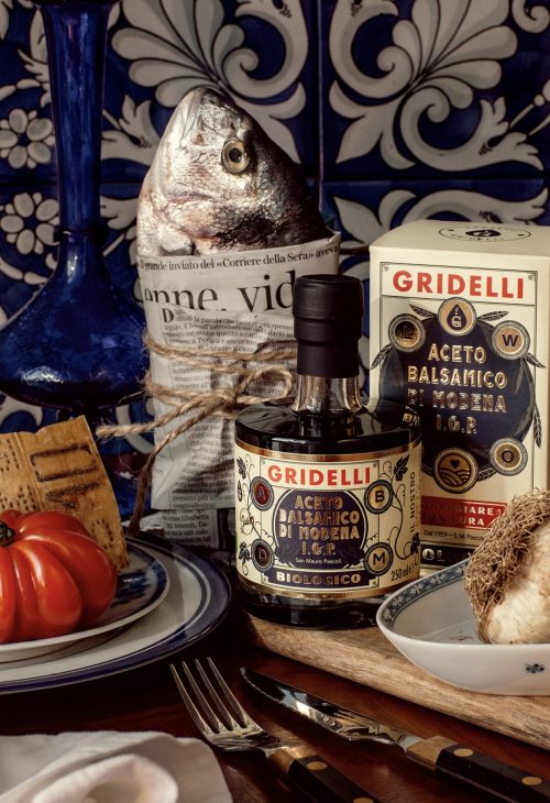 Gridelli. Ekologiskt Balsamvinäger. Aceto Balsamico Di Modena.